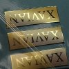 Premium Nickel Metal Stickers for Electronics Branding
