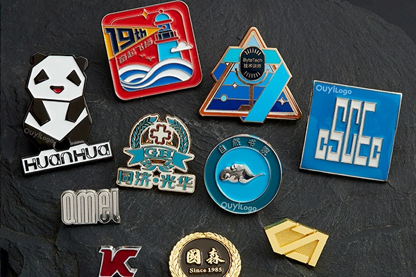 Adhesive Metal Badges