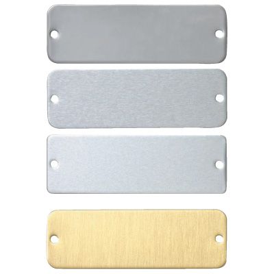 Adhesive Metal Equipment Nameplates