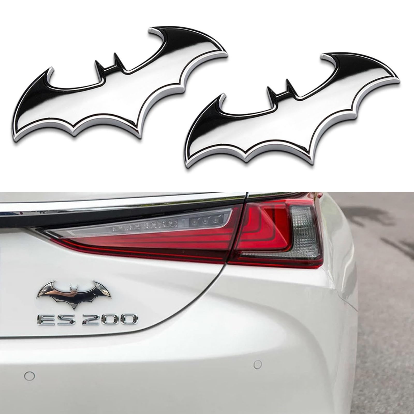 Black 3D Metal Logos surface finish and marking detail | Himgo