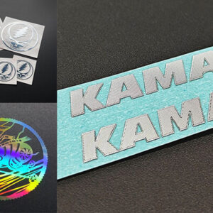Black Metal Car Stickers manufactured by Himgo