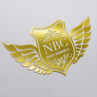 Black Metal Car Stickers surface finish and marking detail | Himgo