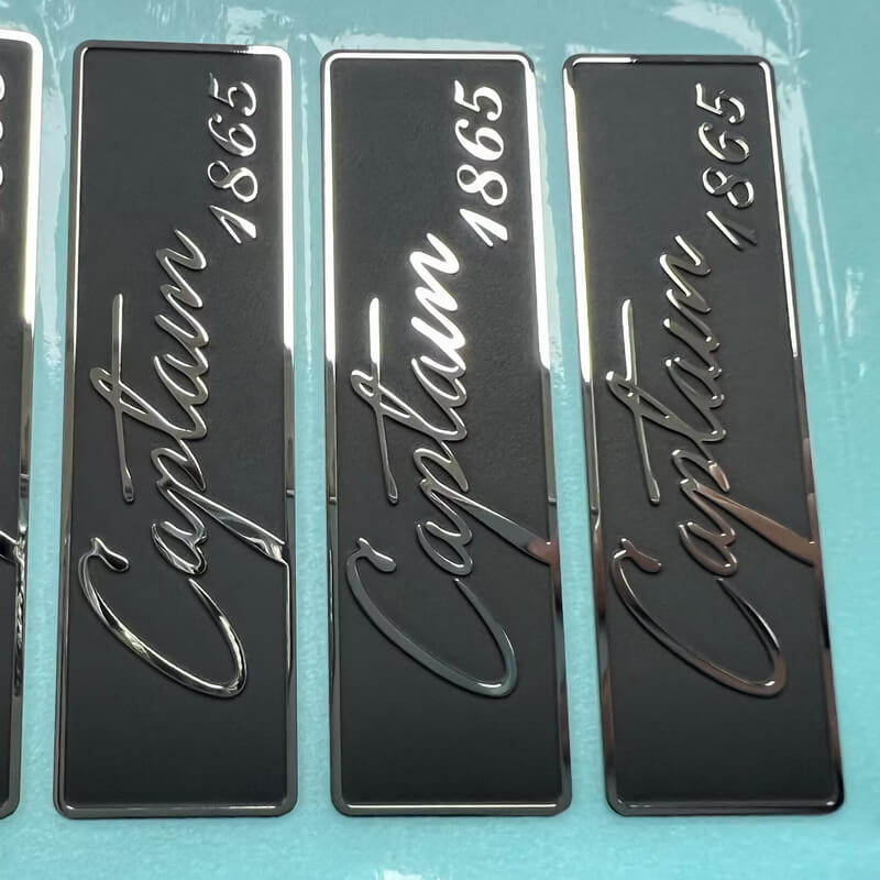 Black Metal Transfer Stickers