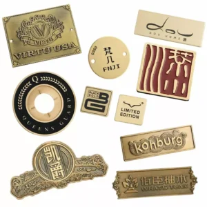Brushed Adhesive Metal Labels manufactured by Himgo