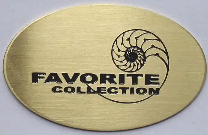 Brushed Metal Logo Plates