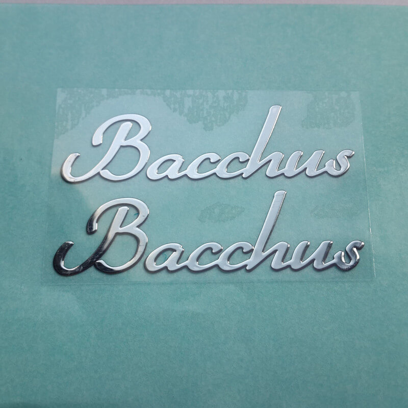 Brushed Metal Transfer Stickers surface finish and marking detail | Himgo