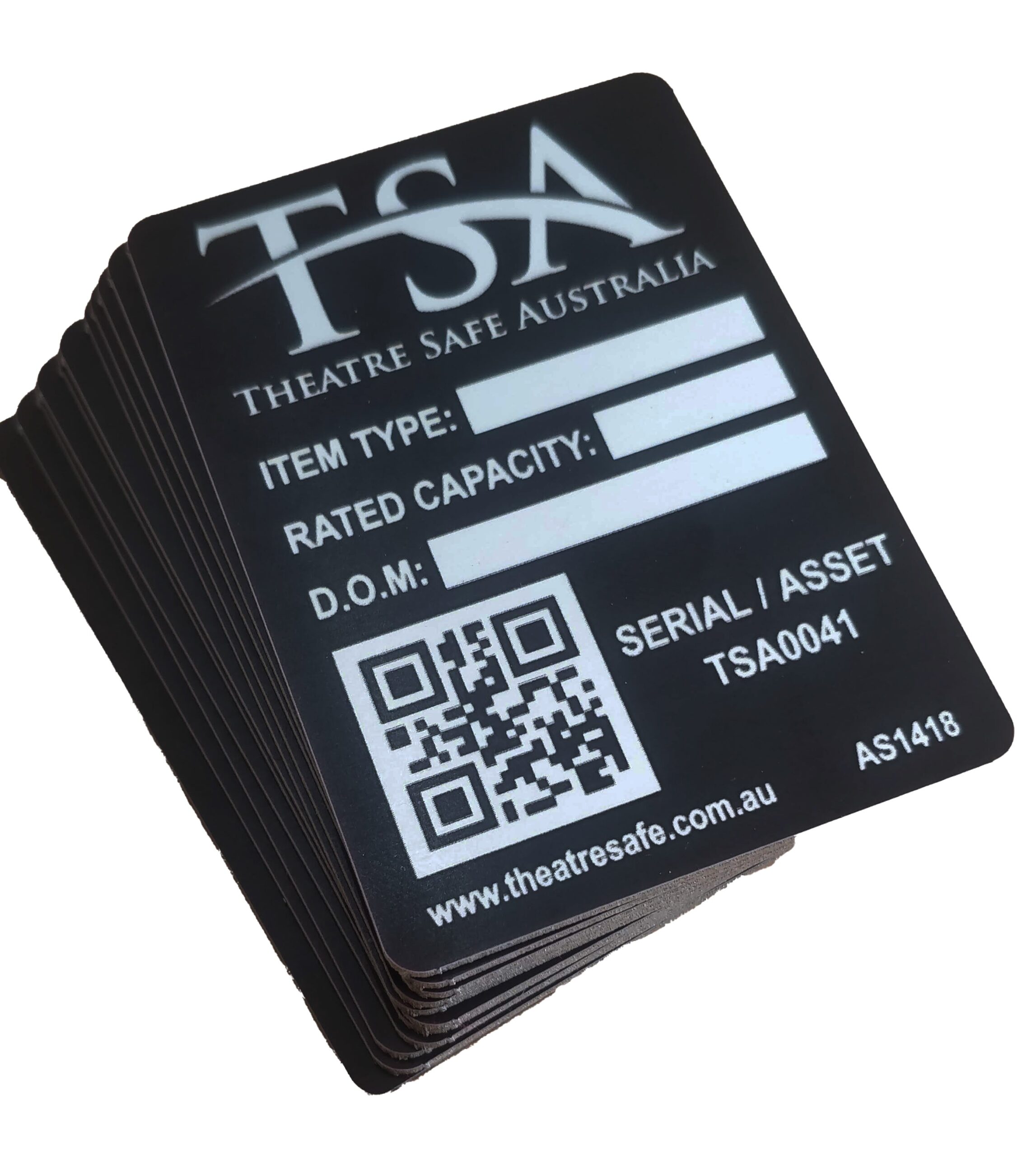 Cable Tie Stainless Steel Tags surface finish and marking detail | Himgo