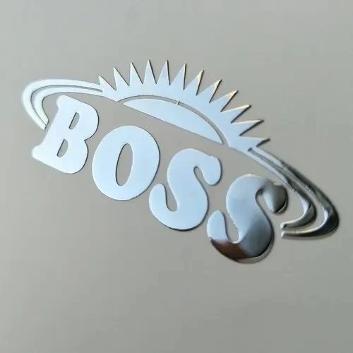 Chrome Metal Transfer Stickers