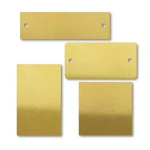 Control Panel Metal Nameplates