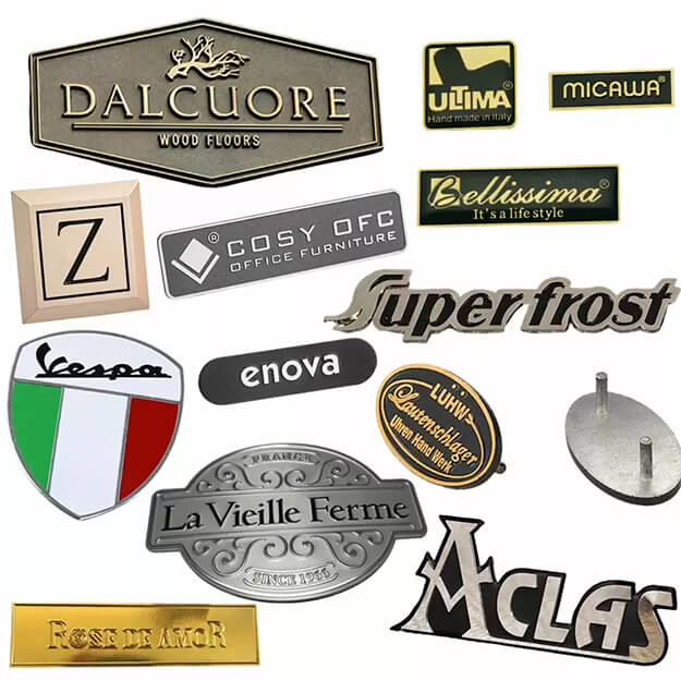 Custom Chrome Car Emblems surface finish and marking detail | Himgo