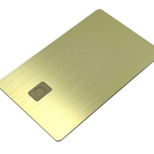 Custom Shape Metal Business Cards manufactured by Himgo