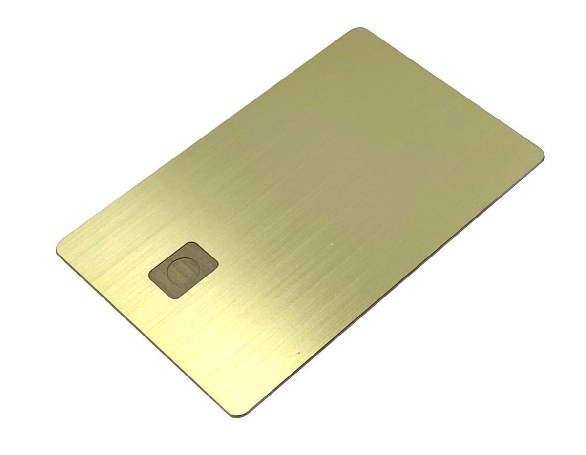 Custom Shape Metal Business Cards