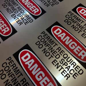 Durable Engraved Metal Labels manufactured by Himgo