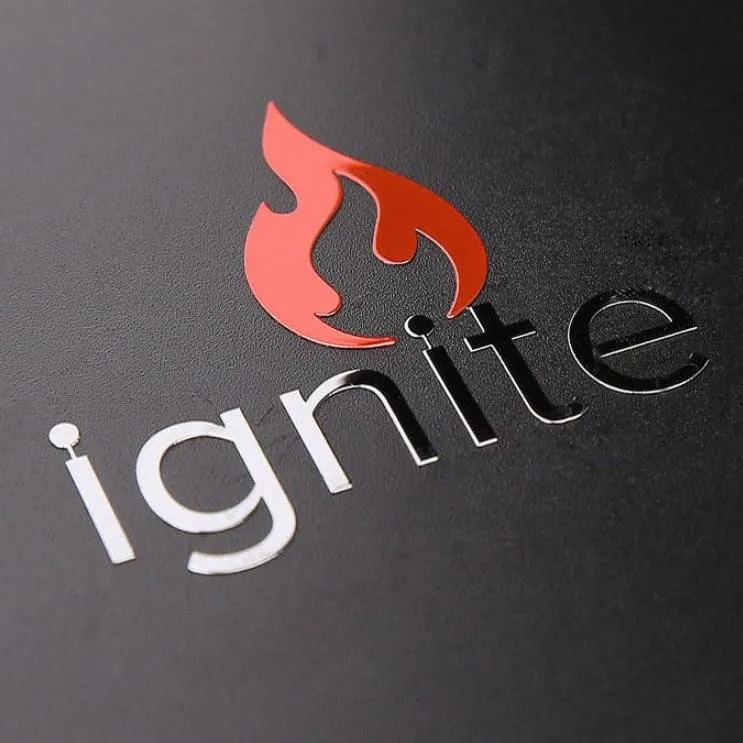 Electroformed 3D Metal Logos
