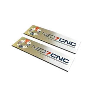 Engraved Aluminum Nameplates manufactured by Himgo