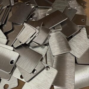 Engraved Metal Brand Tags manufactured by Himgo