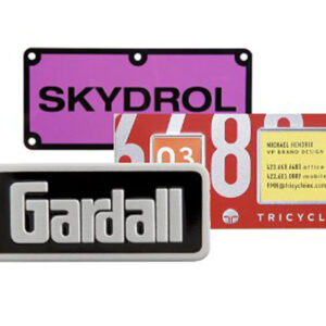 Engraved Stainless Steel Nameplates manufactured by Himgo