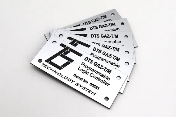 Equipment Metal Rating Plates