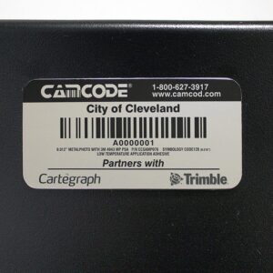 Industrial QR Code Metal Plates manufactured by Himgo