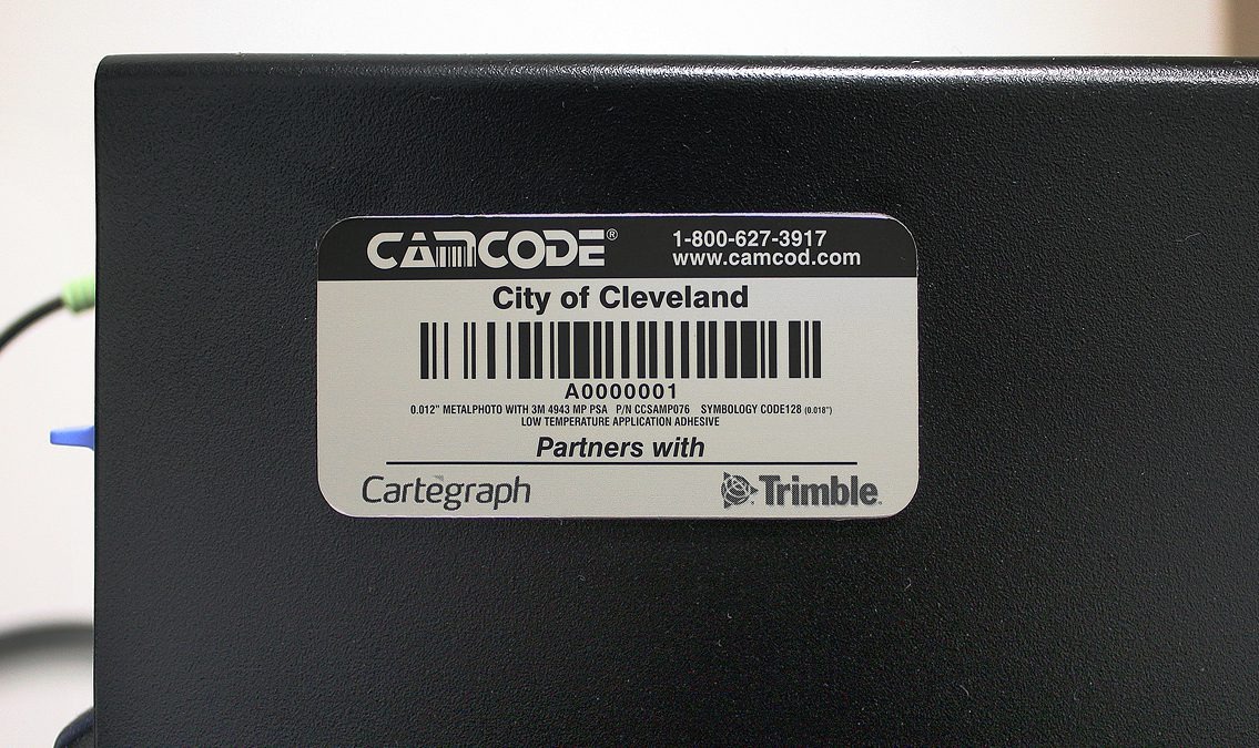 Industrial QR Code Metal Plates manufactured by Himgo