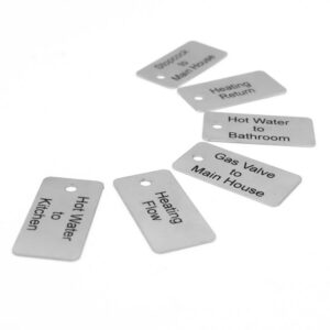 Laser Engraved Metal Labels manufactured by Himgo