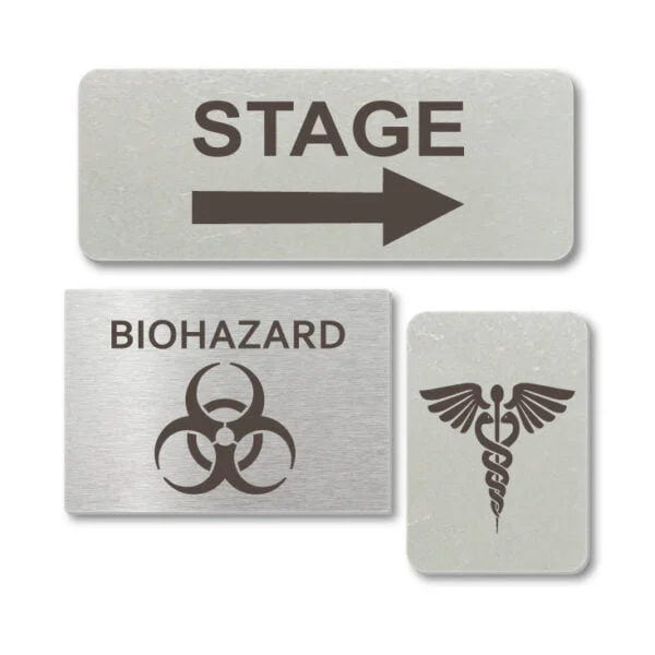 Laser Engraved Metal Nameplates