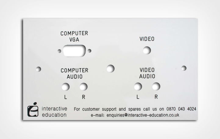 Machine Identification Metal Labels