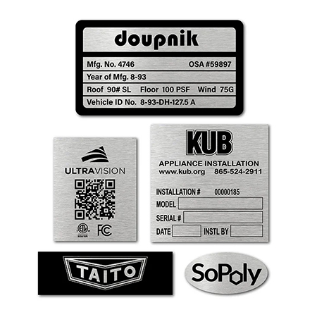 Metal Letter Car Decals