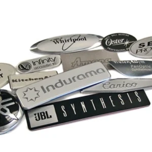 Stamped Metal Badges manufactured by Himgo