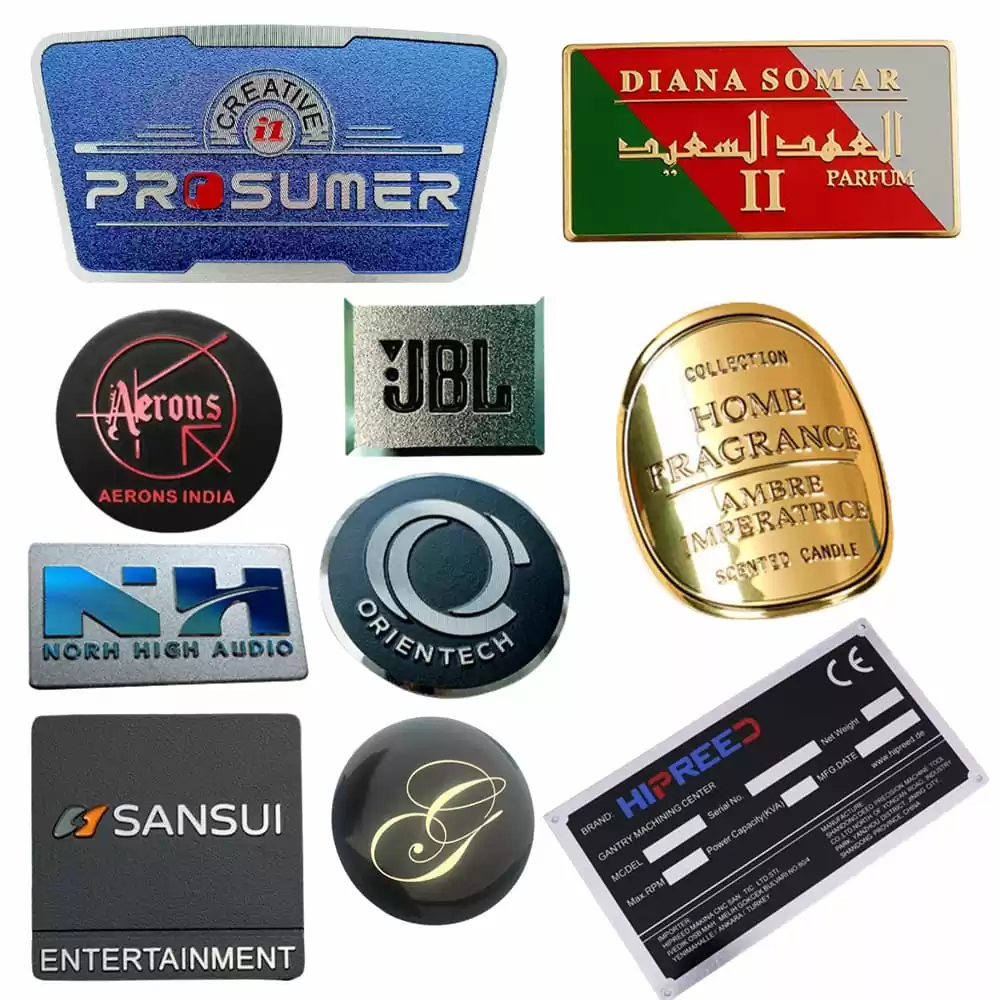 Thin Adhesive Metal Labels
